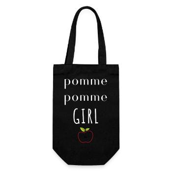 Pomme pomme girl - Sac à bouteille - noir - Devant