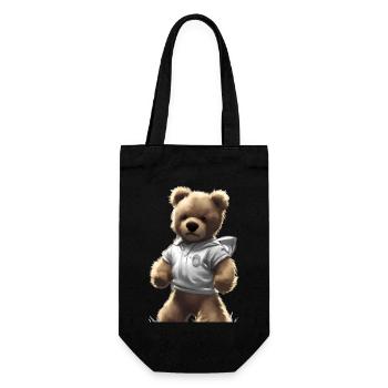 Bear - Geschenkbeutel für Flaschen - Schwarz - Vorne