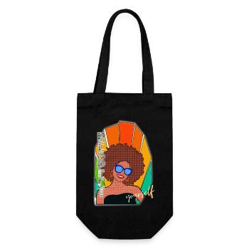 RESPECT - Femme Noire - Rétro - Sac à bouteille - noir - Devant