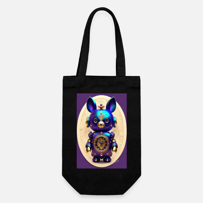 Mignon Clockwork Baby Android - Sac à bouteille - noir