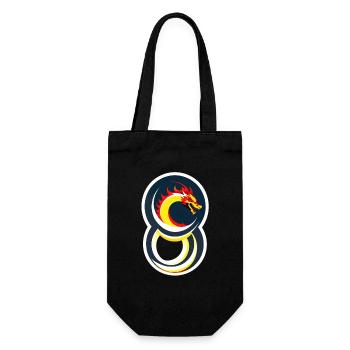 Dragon de feu - Sac à bouteille - noir - Devant
