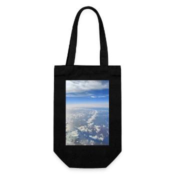 skyphotography 02 - Geschenkbeutel für Flaschen - Schwarz - Vorne