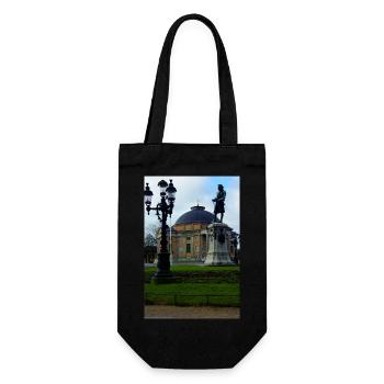 The King before the German Church - Gift Bag for Bottles - black - Front
