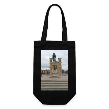 The King before Frederick's Church - Gift Bag for Bottles - black - Front