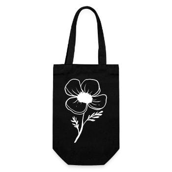 Fleuriste Fleur Plante Nature Jardinier - Sac à bouteille - noir - Devant