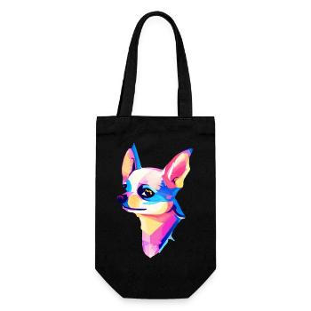 Chihuahua Dog Owner Dog Dog Owner - Gift Bag for Bottles - black - Front