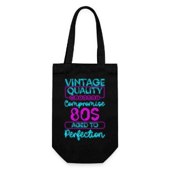 Luminous colours Cool Nostalgia - Gift Bag for Bottles - black - Front