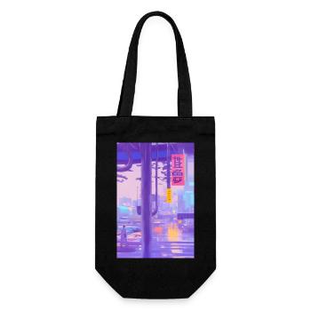 Paysage de Tokyo - Sac à bouteille - noir - Devant