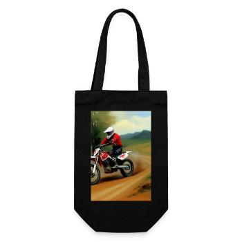 Motocross Riding - Gift Bag for Bottles - black - Front