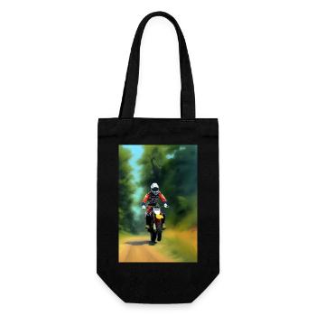 Motocross Riding - Gift Bag for Bottles - black - Front