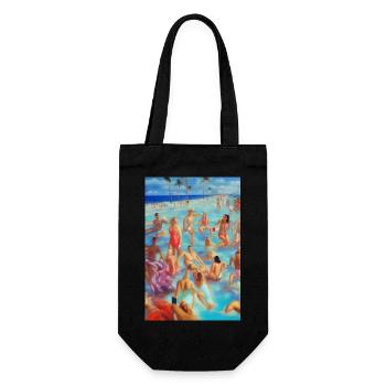 Florida Beach - Gift Bag for Bottles - black - Front