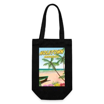 Holetown Barbados - Gift Bag for Bottles - black - Front