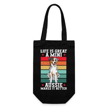 Berger australien miniature - Sac à bouteille - noir - Devant