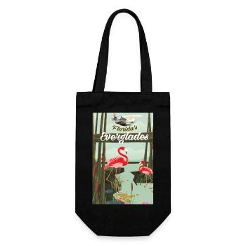 Flordas Everglades-Reiseplakat - Geschenkbeutel für Flaschen - Schwarz - Vorne