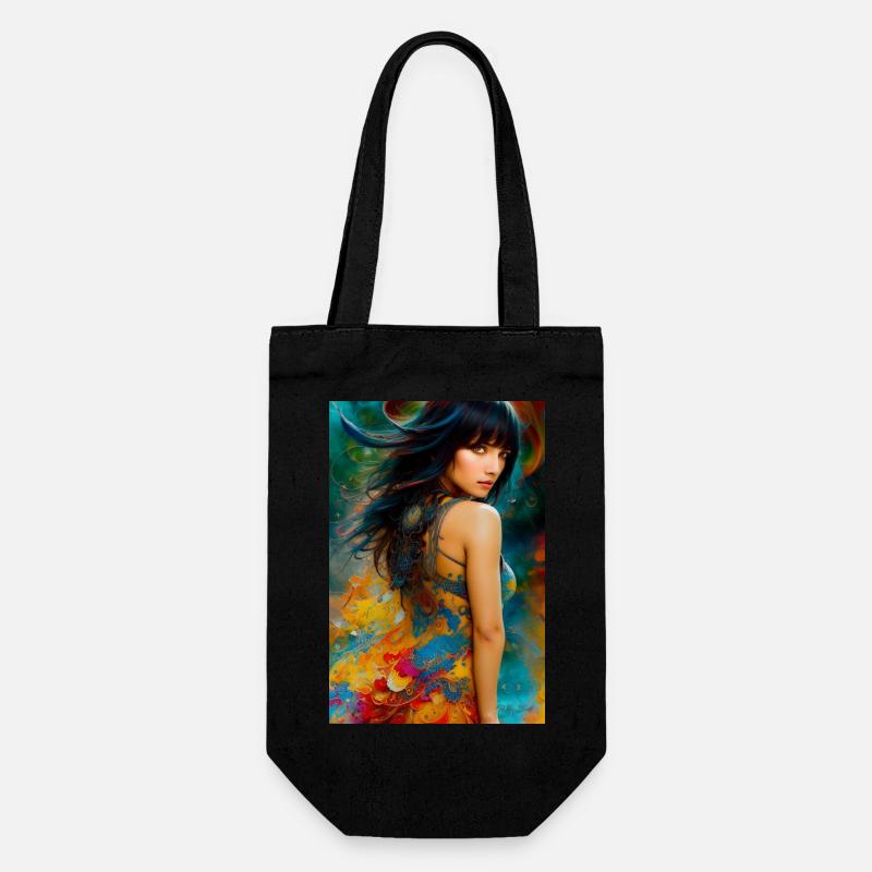 Beauté colorée 10 - Sac à bouteille - noir