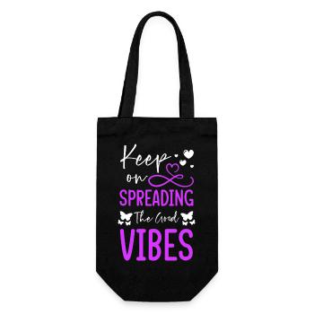 Motivation Love Yourself Self-Love - Gift Bag for Bottles - black - Front