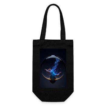 Nuages dans un plasma à bulles 1 - Sac à bouteille - noir - Devant