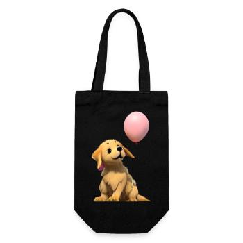 Chiot Golden Retriever Chien Propriétaire Chiens - Sac à bouteille - noir - Devant