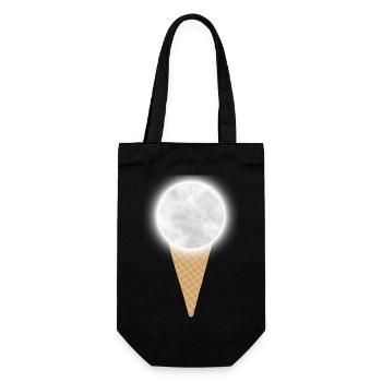Mondhorn - Geschenkbeutel für Flaschen - Schwarz - Vorne