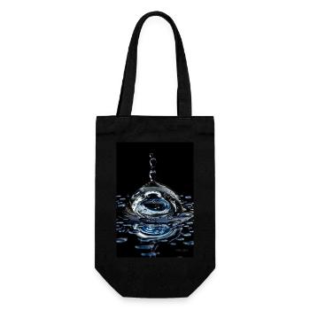 Drop chrome 4 - Gift Bag for Bottles - black - Front