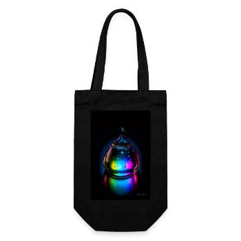 Drops neon 5 - Gift Bag for Bottles - black - Front