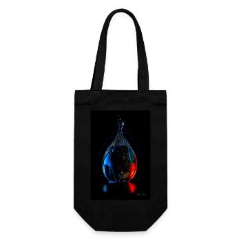 Gouttes plasma 7 - Sac à bouteille - noir - Devant