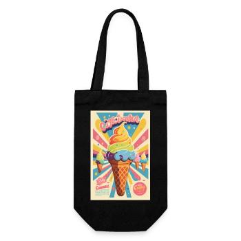 icecream style - Gift Bag for Bottles - black - Front