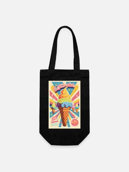 icecream style - Sac à bouteille - noir