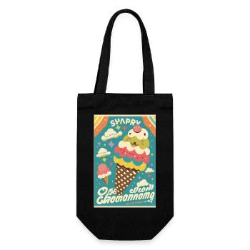 icecream style - Gift Bag for Bottles - black - Front