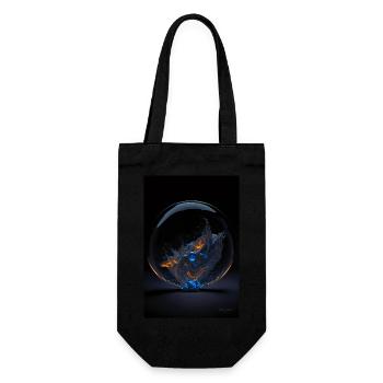Kaos in a bubble fire 2 - Gift Bag for Bottles - black - Front