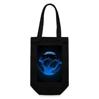 Kaos dans un bleu bulle 3 - Sac à bouteille - noir - Devant