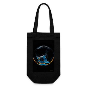 Kaos dans une bulle néon 4 - Sac à bouteille - noir - Devant