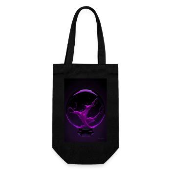 Kaos dans une bulle magenta 1 - Sac à bouteille - noir - Devant