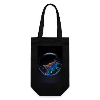 Kaos dans un arc-en-ciel à bulles 4 - Sac à bouteille - noir - Devant