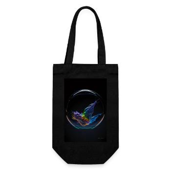 Kaos dans un arc-en-ciel à bulles 1 - Sac à bouteille - noir - Devant