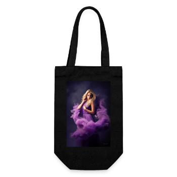 Purple Beauty 4 - Gift Bag for Bottles - black - Front