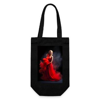 Red Beauty 4 - Gift Bag for Bottles - black - Front