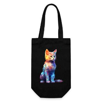Sweet Cat Graphic Shirts - Gift Bag for Bottles - black - Front