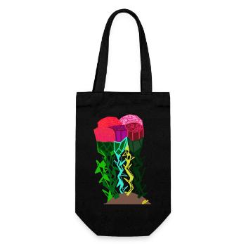 ROSES ET ÉPINES - Sac à bouteille - noir - Devant