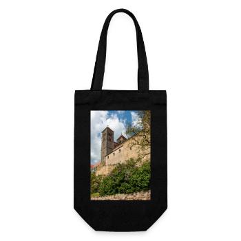 Stiftskirche St. Servatii - Geschenkbeutel für Flaschen - Schwarz - Vorne