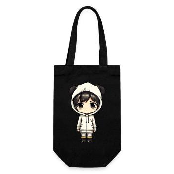 Manga Japon Dessin - Sac à bouteille - noir - Devant