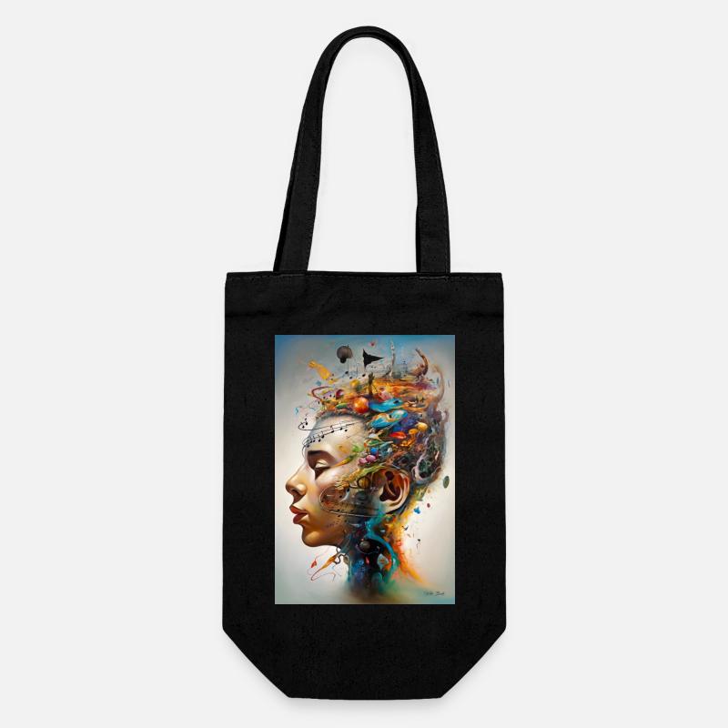 Amoureux de la musique - Sac à bouteille - noir