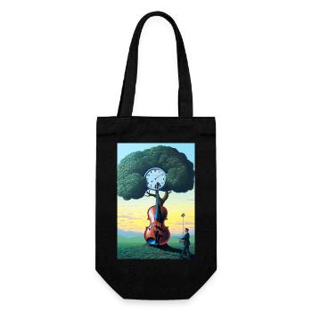 Timeless music - Gift Bag for Bottles - black - Front