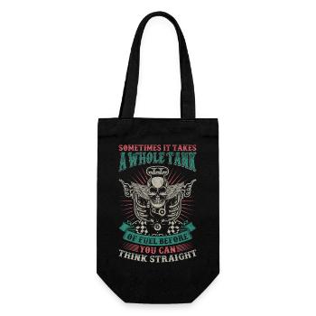 Amateur de moto Motocycliste - Sac à bouteille - noir - Devant