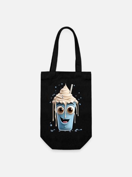 Milkshake amusant - Sac à bouteille - noir