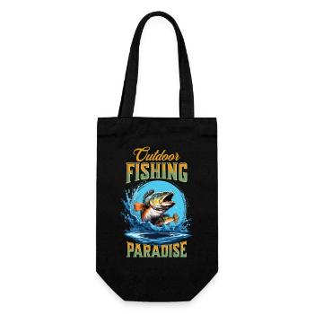 Pêche Pêche Pêche Poisson Carpe Pêche en plein air - Sac à bouteille - noir - Devant