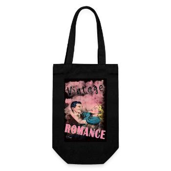 VINTAGE ROMANCE 2 BIS By Yume Origins - Gift Bag for Bottles - black - Front