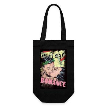VINTAGE ROMANCE 3 BIS von Yume Origins - Geschenkbeutel für Flaschen - Schwarz - Vorne