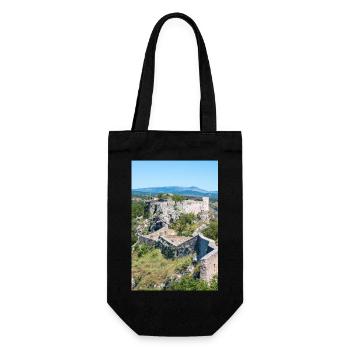 Festung Knin (Kninska tvrđava) Kroatien - Geschenkbeutel für Flaschen - Schwarz - Vorne
