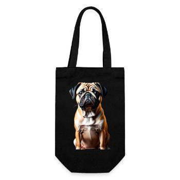 Thème Pug Dog - Sac à bouteille - noir - Devant